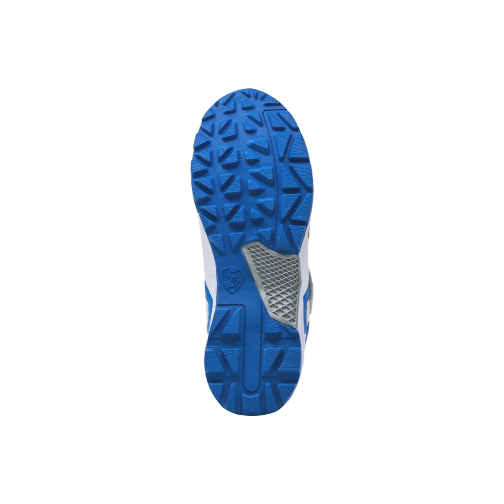 SG CENTURY 6.0 Cricket - Sleek Design in White/Royal Blue/Orange for Optimal Performance, Uk-4 SG CENTURY 6.0 Cricket - Sleek Design in White/Royal Blue/Orange for Optimal Performance, Uk-4