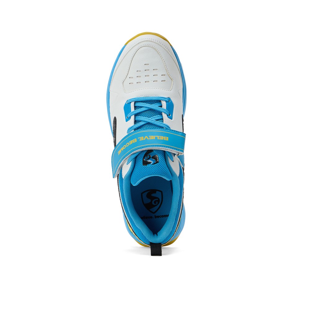 SG CENTURY PACE Shoes White/Blue/Yellow, White/Blue/Yellow, 4