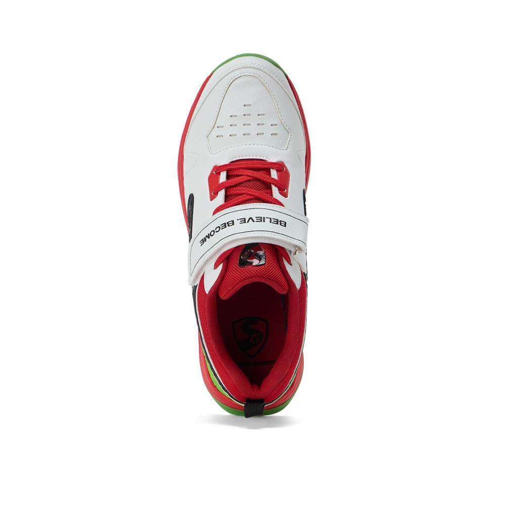 SG CENTURY PACE Shoes White/Red/Lime Green, White/Red/Lime Green, 4