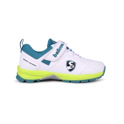 SG CENTURY 6.0 Cricket - Sleek Design in White/Sea Green/Fluo Green for Optimal Performance