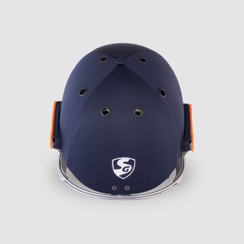 SG ARMOUR Lite Cricket Helmet, S, Navy