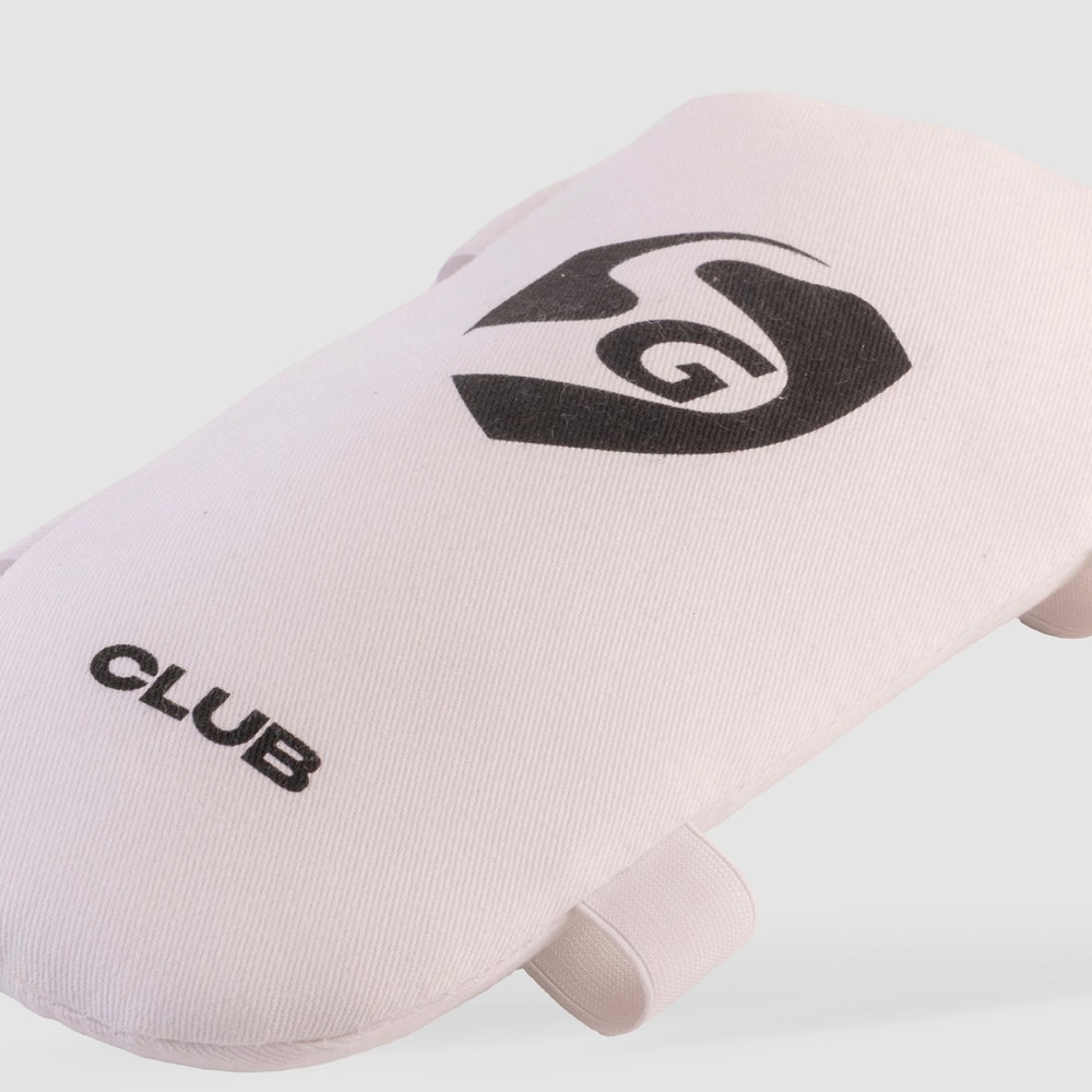 SG Club Elbow Guard, White, Adult