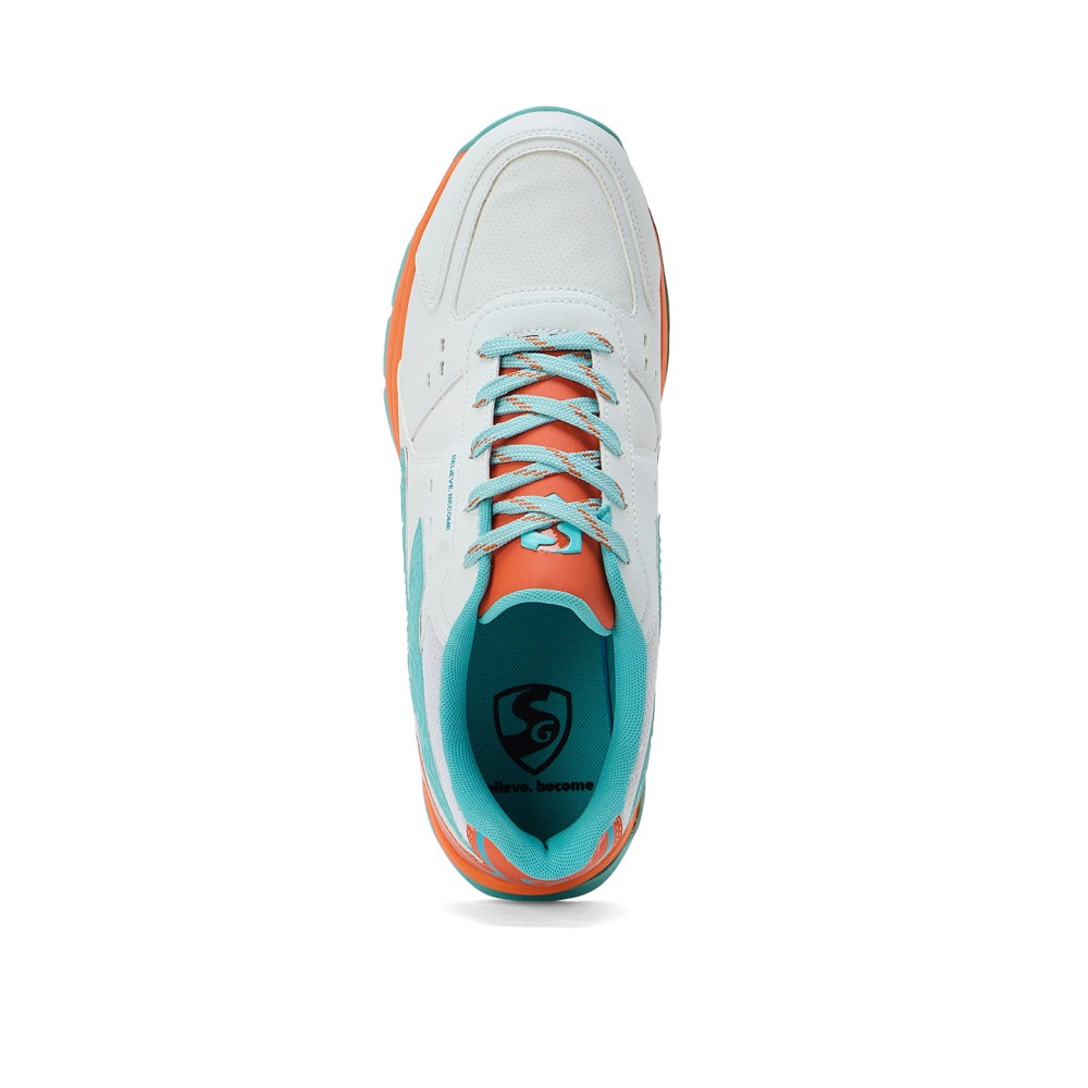 SG CLUB EVO Shoes White/Orange/Aqua, White/Orange/Aqua, 4 SG CLUB EVO Shoes White/Orange/Aqua, White/Orange/Aqua, 4