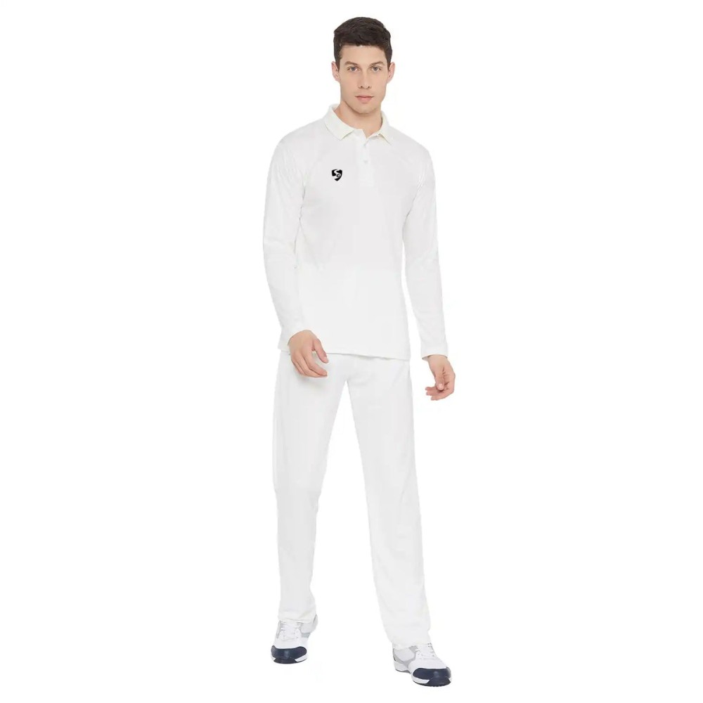 SG Junior Club Full Sleeve Combo Cricket Whites, XS SG Junior Club Full Sleeve Combo Cricket Whites, XS
