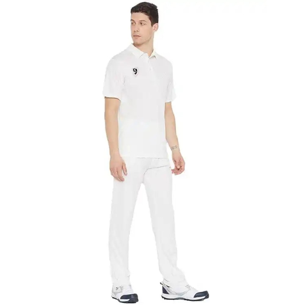 SG Senior Club Half Sleeve Combo Cricket Whites, S