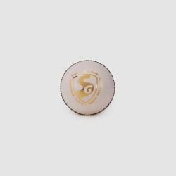 SG Club White Youth Leather Cricket Ball, Youth