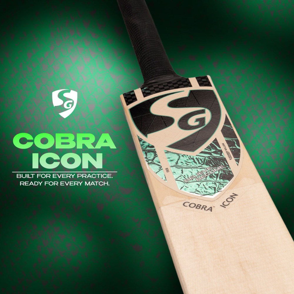 SG Cobra Icon Kashmir Willow Cricket Bat, SH