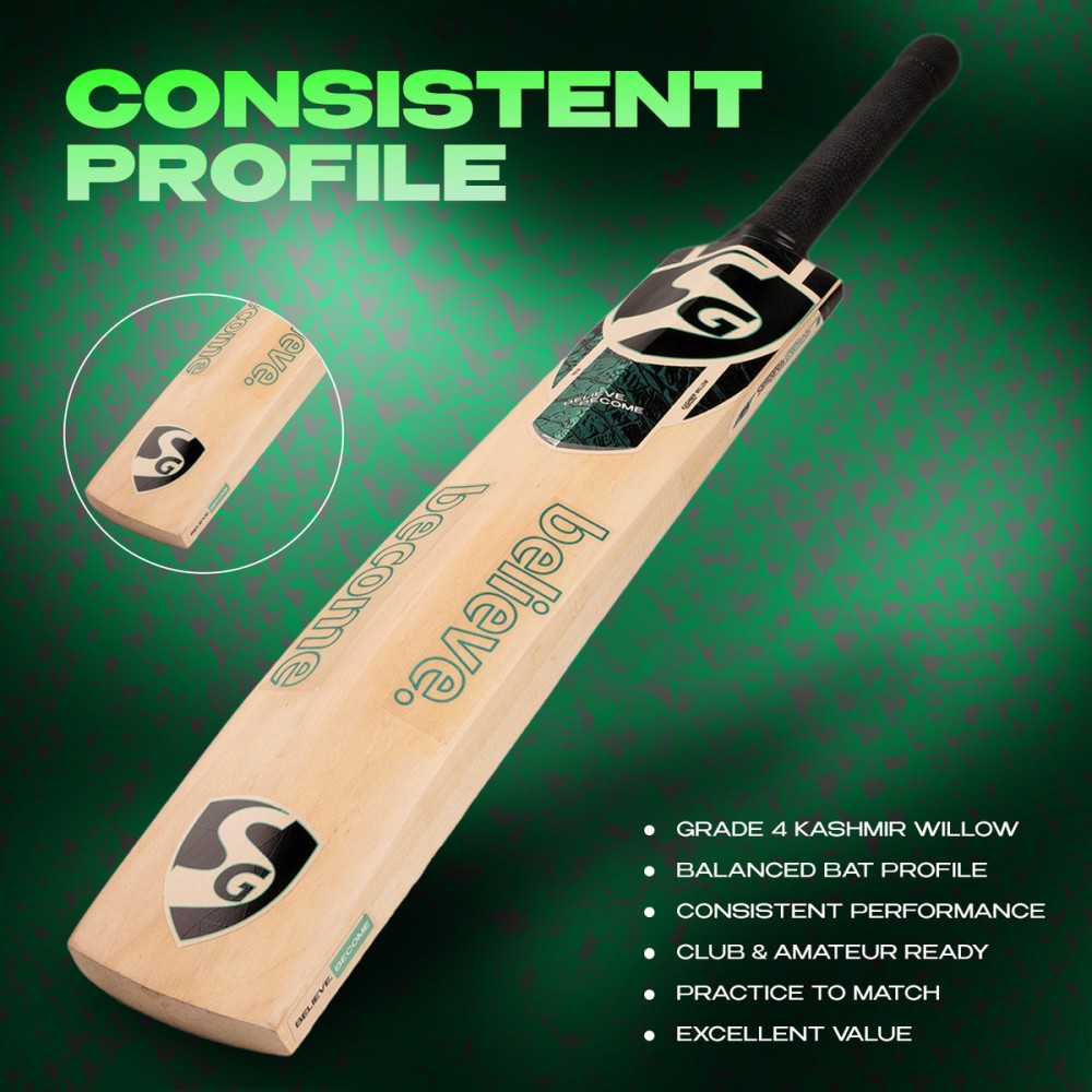 SG Cobra Icon Kashmir Willow Cricket Bat, SH