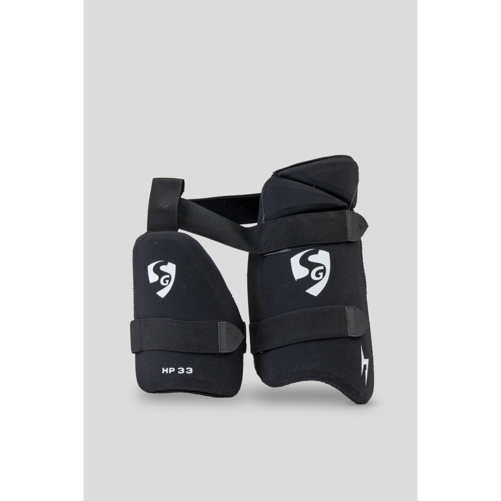 SG Combo HP 33 Prot Thigh Pad, Black, Adult, Right SG Combo HP 33 Prot Thigh Pad, Black, Adult, Right