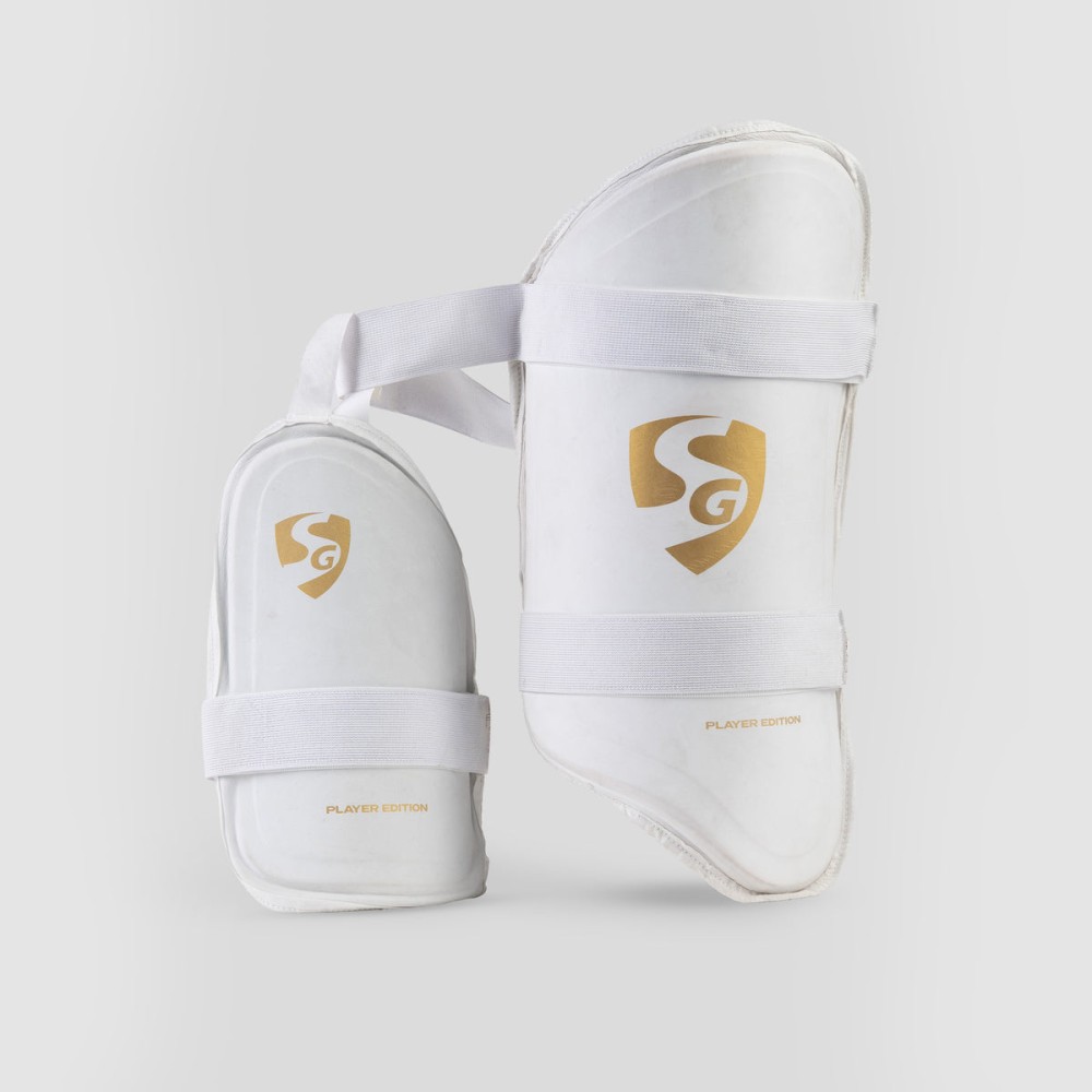 SG Combo Player Edition Thigh Pad, White, Adult, Right SG Combo Player Edition Thigh Pad, White, Adult, Right