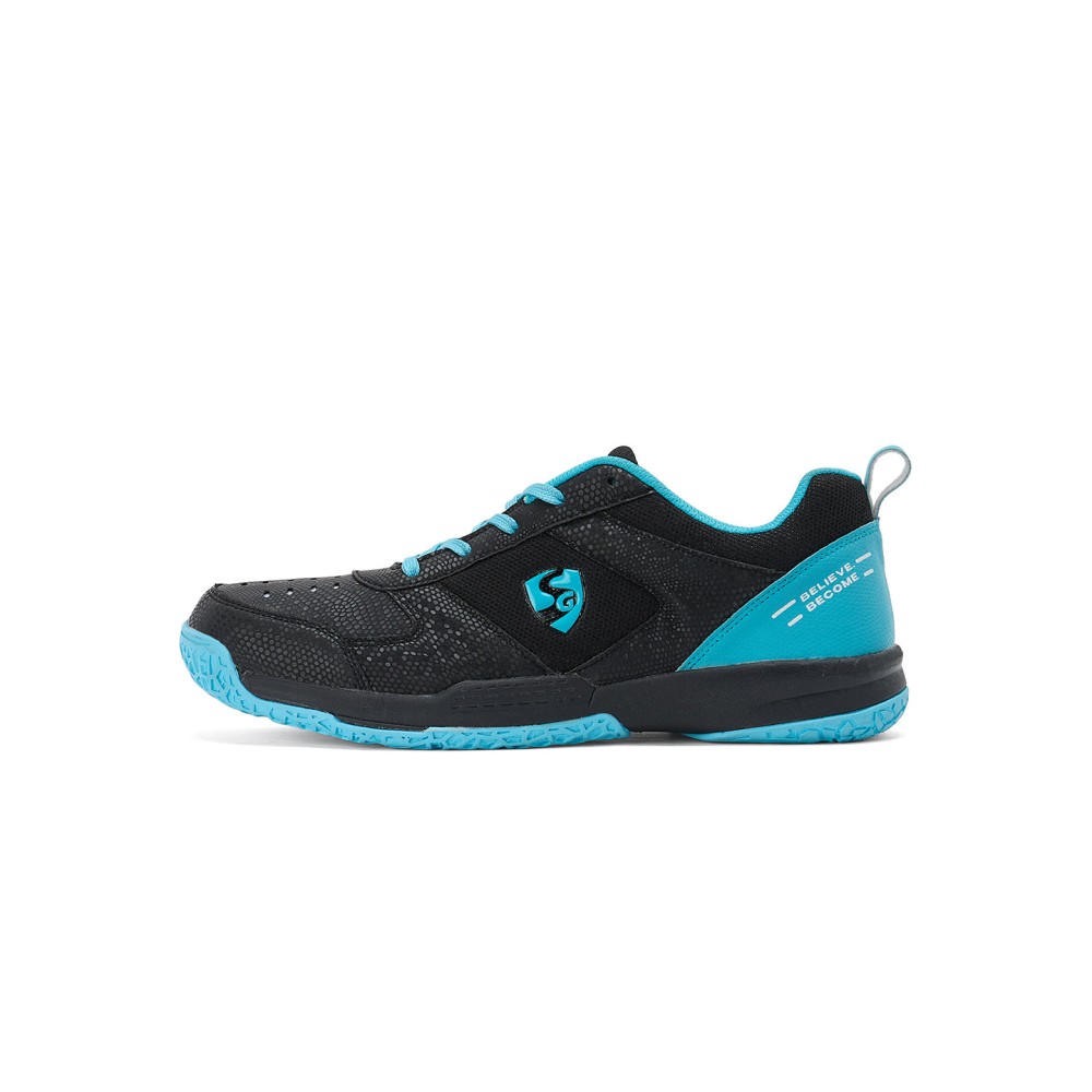 SG COURT PRO Shoes Black/Cyan, Black/Cyan, 4 SG COURT PRO Shoes Black/Cyan, Black/Cyan, 4
