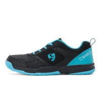 SG COURT PRO Shoes Black/Cyan, Black/Cyan, 4