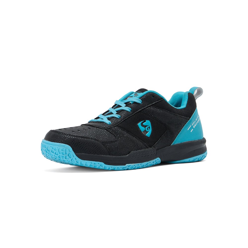 SG COURT PRO Shoes Black/Cyan, Black/Cyan, 4 SG COURT PRO Shoes Black/Cyan, Black/Cyan, 4