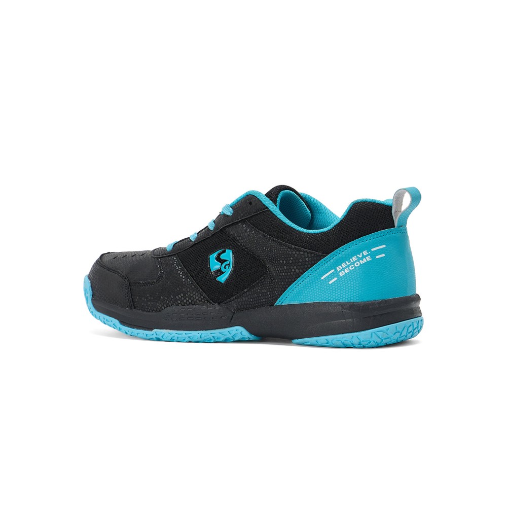 SG COURT PRO Shoes Black/Cyan, Black/Cyan, 4 SG COURT PRO Shoes Black/Cyan, Black/Cyan, 4