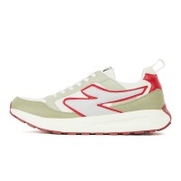 SG CREST Lifestyle Shoes - Red/White/Beige, 6, Red / White / Beige