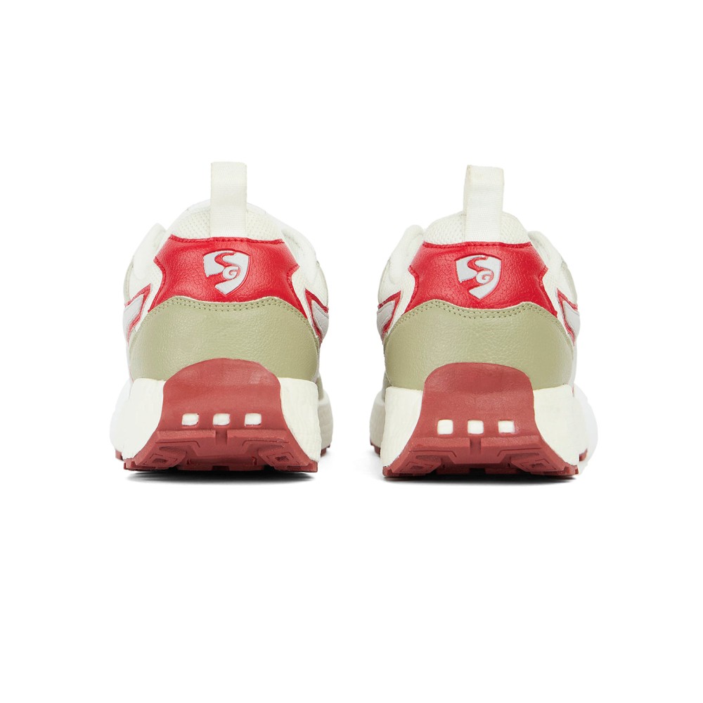 SG CREST Lifestyle Shoes - Red/White/Beige, 6, Red / White / Beige SG CREST Lifestyle Shoes - Red/White/Beige, 6, Red / White / Beige
