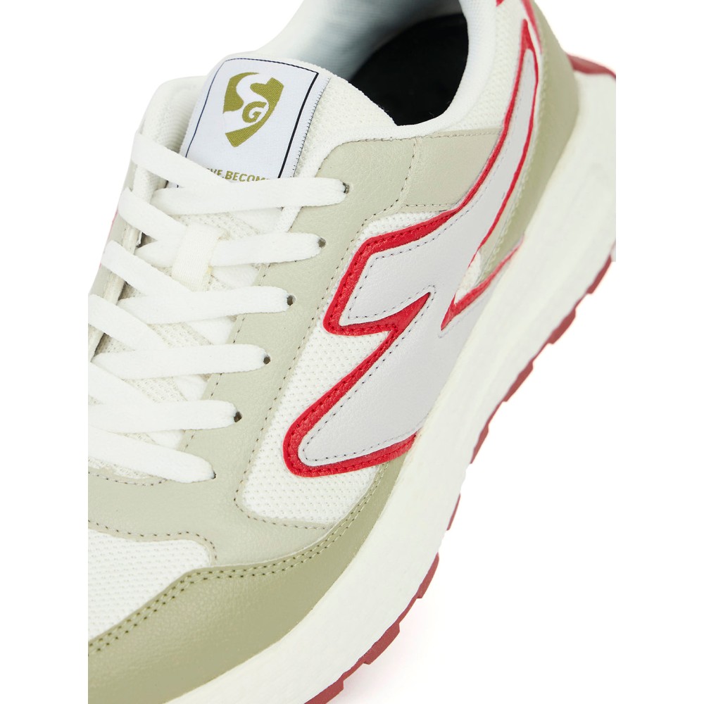 SG CREST Lifestyle Shoes - Red/White/Beige, 6, Red / White / Beige SG CREST Lifestyle Shoes - Red/White/Beige, 6, Red / White / Beige