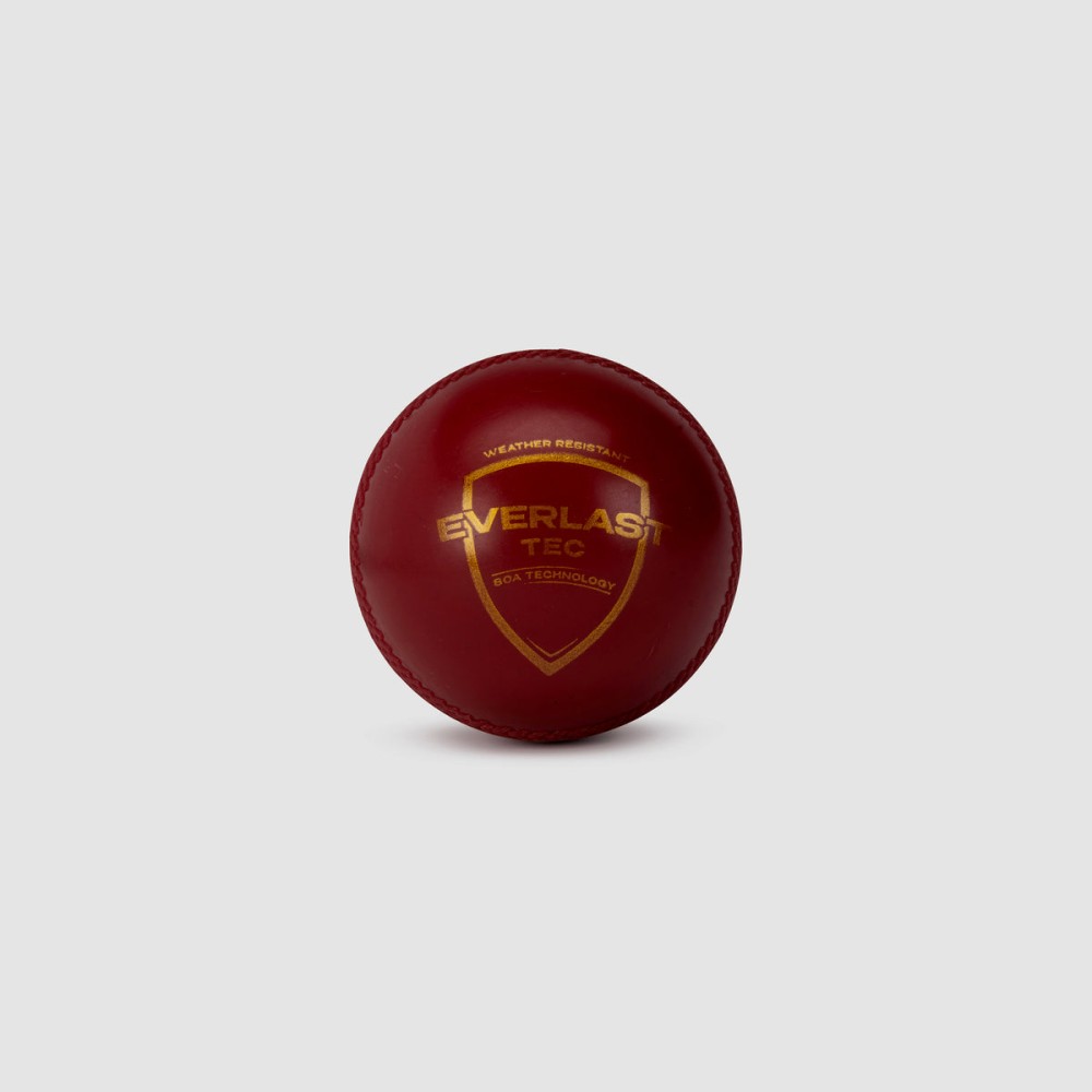 SG Everlast Tec Synthetic Cricket Ball (Red) (Pack of 3), Adult SG Everlast Tec Synthetic Cricket Ball (Red) (Pack of 3), Adult
