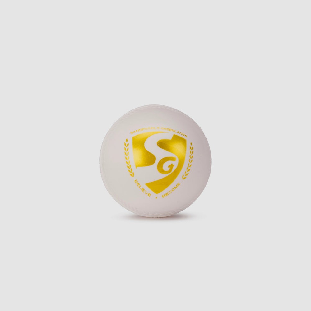 SG Everlast Tec Synthetic Cricket Ball (White)