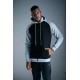 SG Fleece Hoodie For Men And Boys, S, Black/Grey