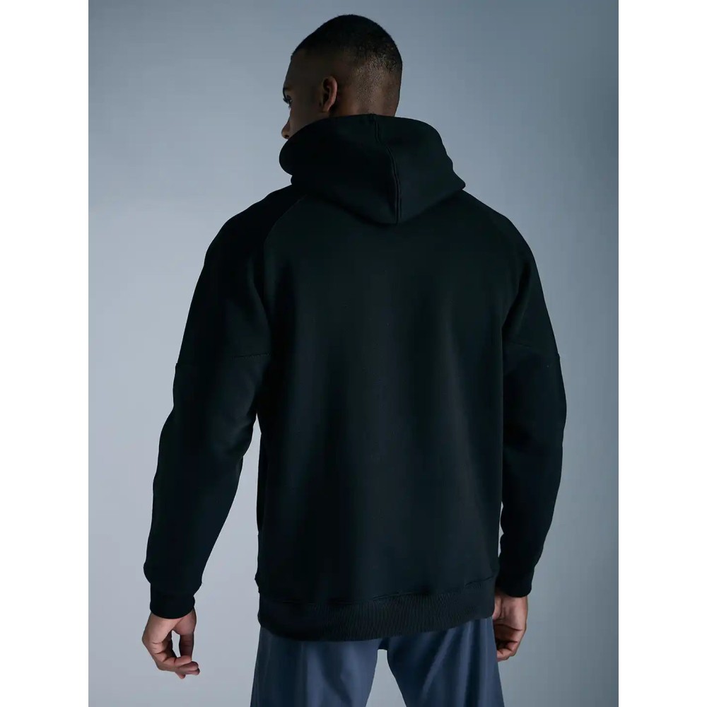 SG Fleece Hoodie For Men And Boys, S, Black