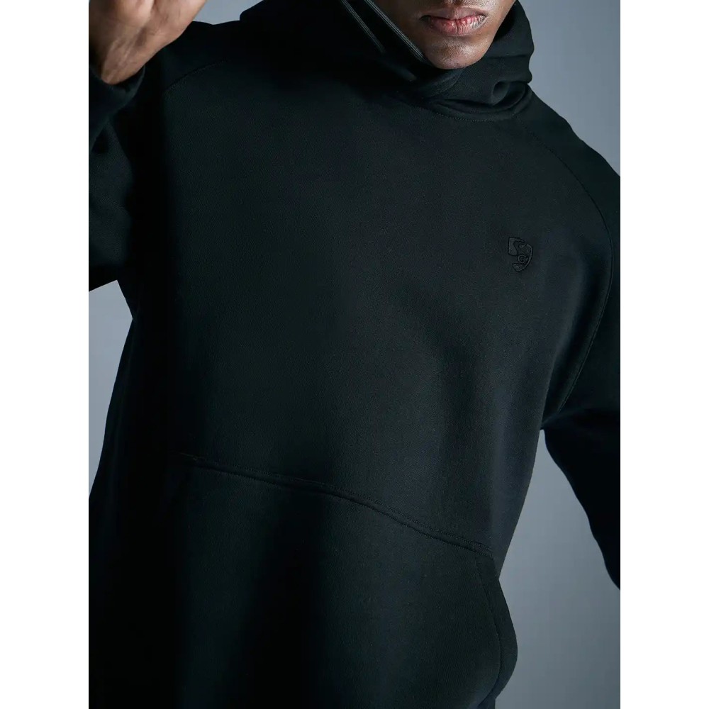 SG Fleece Hoodie For Men And Boys, S, Black