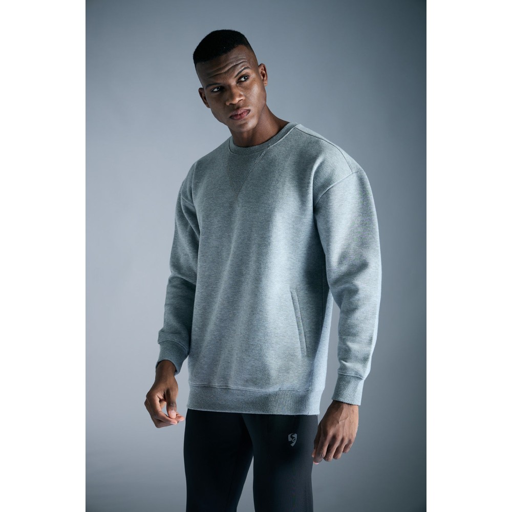 SG Fleece Sweatshirts For Men And Boys, S, Grey Heather