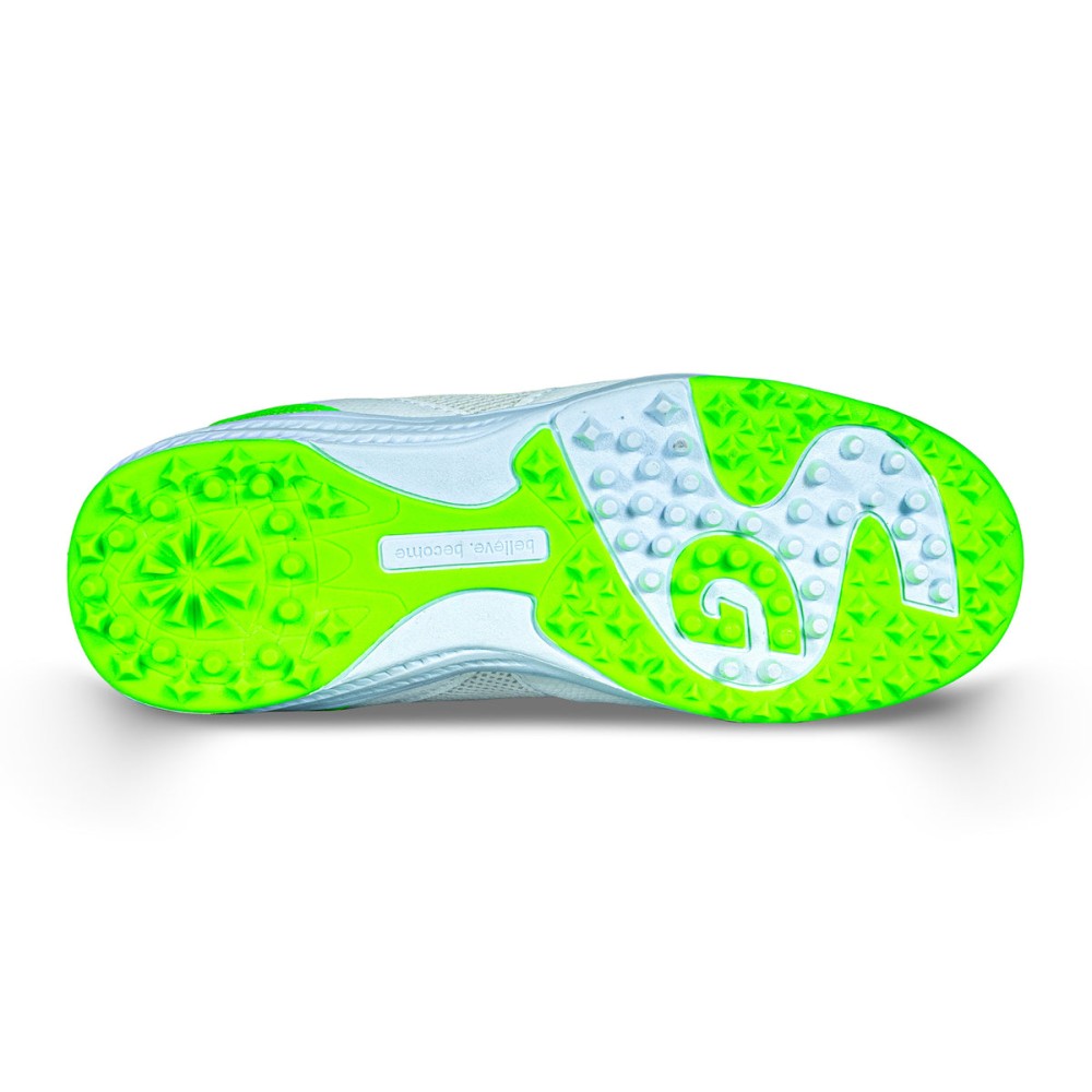 SG FUSION Lightweight and Durable Sports Shoes for Enhanced Performance - Lime/White, Uk-2, Lime/ White