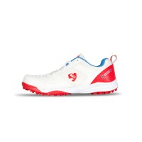 SG FUSION Lightweight and Durable Sports Shoes for Enhanced Performance - Red/Blue, Uk-2, Red/ Blue