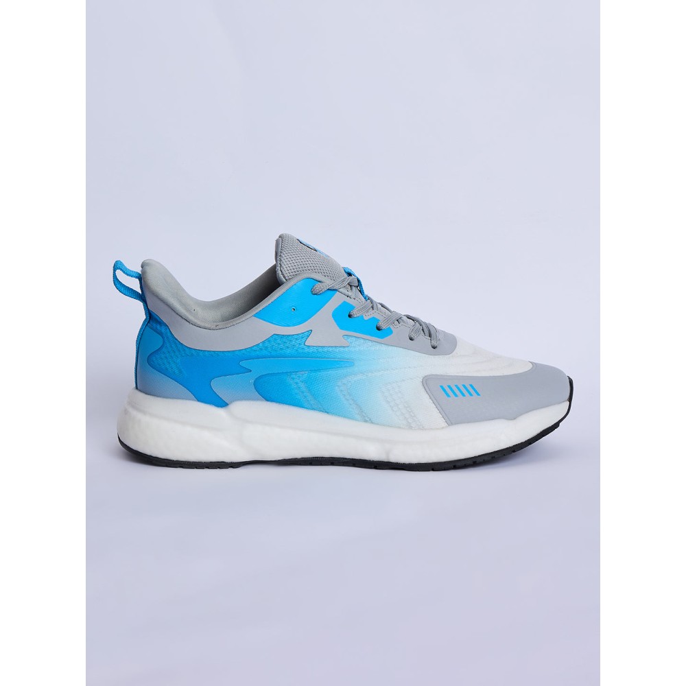 SG GLIDE Running Sports Shoes Men and Boys - Sky/White/Grey, 6, Sky / White / Grey