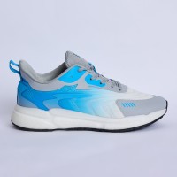 SG GLIDE Running Sports Shoes Men and Boys - Sky/White/Grey, 6, Sky / White / Grey