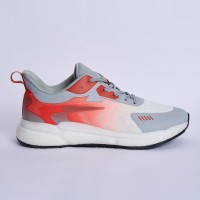 SG GLIDE Running Sports Shoes Men and Boys - Red/White/Grey, 6, Red / White / Grey