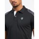 SG H1MP83791 Men Black/Grey Polo T-Shirt, Black/Grey, S