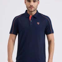 SG H1MP83792 Men Navy/Navy Polo T-Shirt, Navy/Navy, S