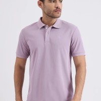 SG H1MP83802 Men Mauve Polo T-Shirt, Mauve, S