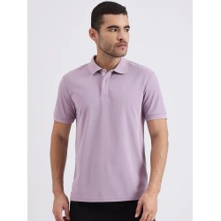 SG H1MP83802 Men Mauve Polo T-Shirt