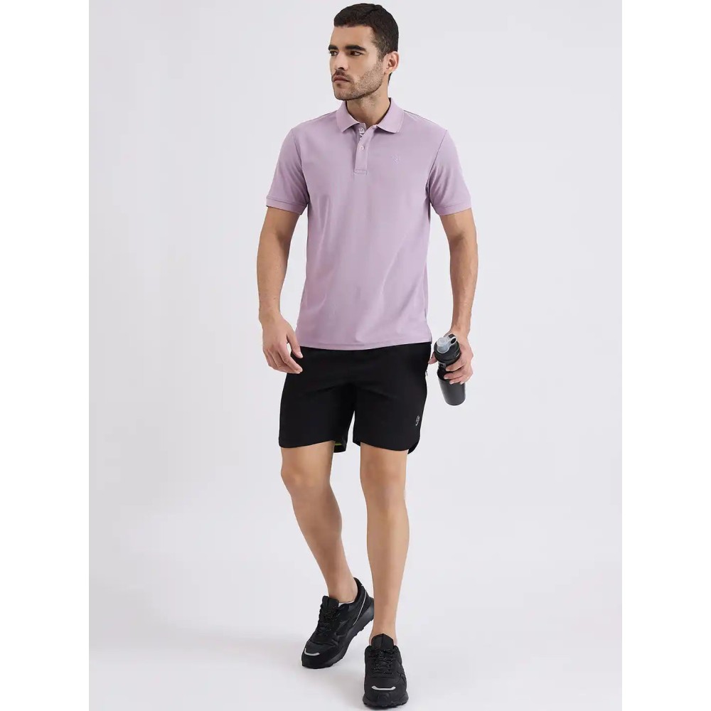 SG H1MP83802 Men Mauve Polo T-Shirt, Mauve, S SG H1MP83802 Men Mauve Polo T-Shirt, Mauve, S
