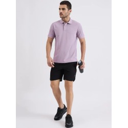 SG H1MP83802 Men Mauve Polo T-Shirt