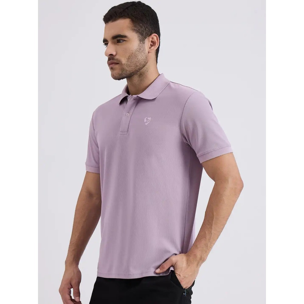 SG H1MP83802 Men Mauve Polo T-Shirt, Mauve, S SG H1MP83802 Men Mauve Polo T-Shirt, Mauve, S