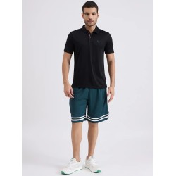 SG H1MP83811 Men Black Polo T-Shirt