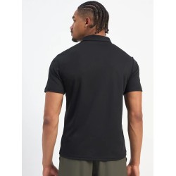 SG H1MP83842 Men Black Polo T-Shirt