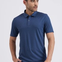 SG H1MP83861 Men Vintage Indigo Polo T-Shirt, Vintage Indigo, S