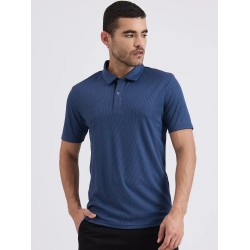 SG H1MP83861 Men Vintage Indigo Polo T-Shirt
