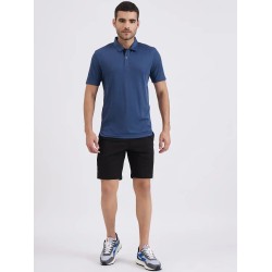 SG H1MP83861 Men Vintage Indigo Polo T-Shirt