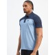 SG H1MP83881 Men Dusk Blue/Navy Polo T-Shirt, Dusk Blue/ Navy, S