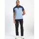 SG H1MP83881 Men Dusk Blue/Navy Polo T-Shirt, Dusk Blue/ Navy, S