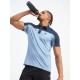 SG H1MP83881 Men Dusk Blue/Navy Polo T-Shirt, Dusk Blue/ Navy, S
