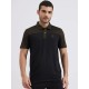 SG H1MP83882 Men Black/Olive Polo T-Shirt, Black/ Olive, S