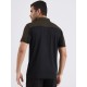 SG H1MP83882 Men Black/Olive Polo T-Shirt, Black/ Olive, S