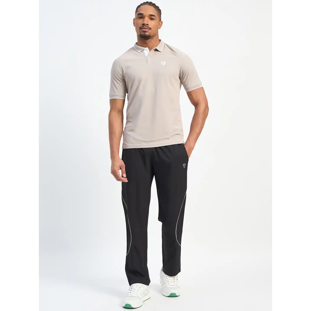 SG H1MP84081 Men Grey Polo T-Shirt, Grey, S